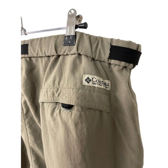 Columbia Nylon Cargo Shorts GRT Zipper Pockets Adjustable Belt Men’s Size XL - Picture 6 of 8